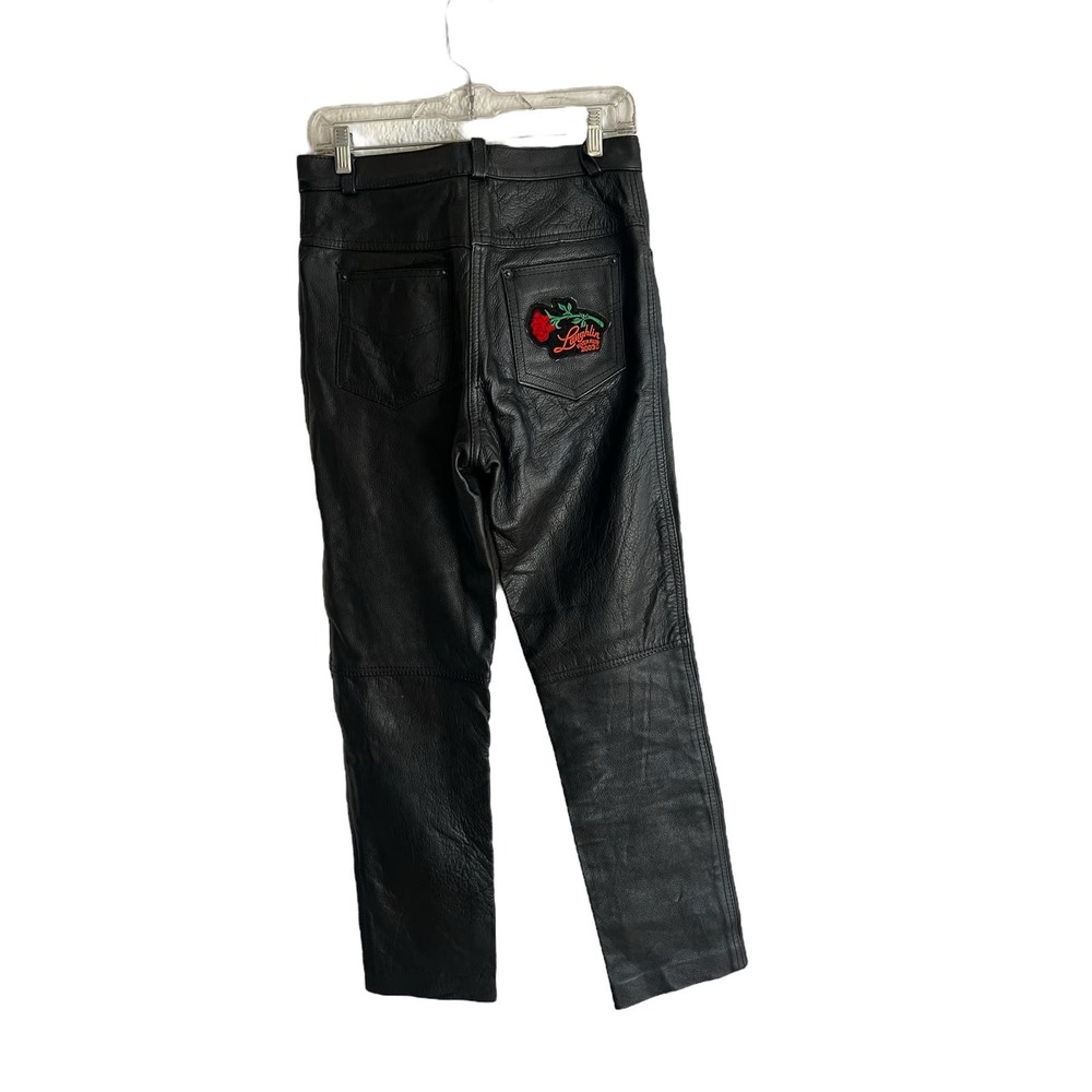 Vintage 90s Y2K Leather Harley Davidson Laughlin Nevada Pants